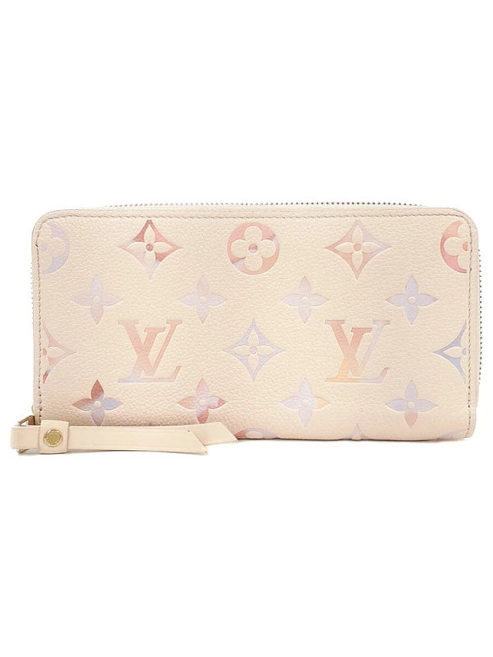 Louis Vuitton Monogram Empreinte Zippy Wallet Round Zipper Long